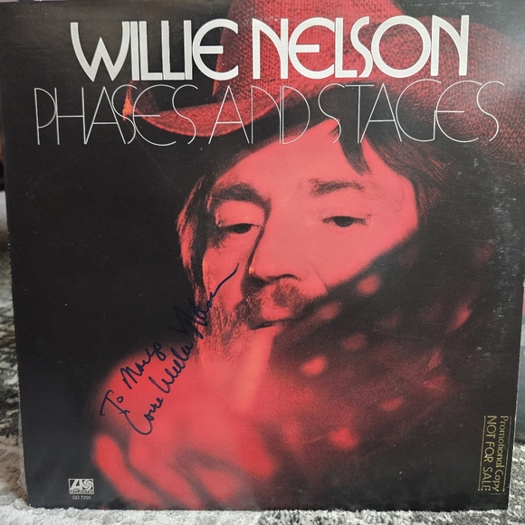 Willie Nelson Phases and Stages Atlantic Records Album Record LP 1974 Record